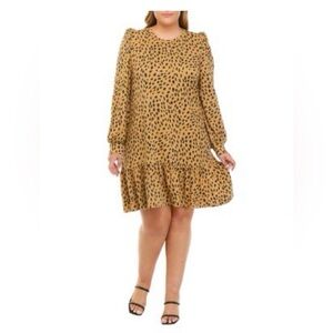 Long Sleeve Babydoll Terry Dress